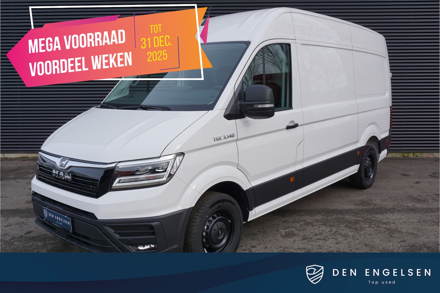 MAN TGE - 3.140 MY25 | L3H3 | AUT | ACC | App-Connect | Camera | Navi | Stuur- en Stoelverwarming | - AutoWereld.nl