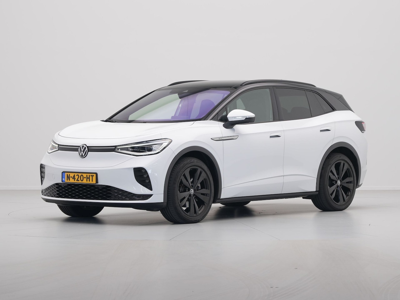 Volkswagen ID.4 - GTX 4Motion 77 kWh 360 Camera Panorama Sideassist Stoelverwarming  Headup Display 196 ACCU - AutoWereld.nl