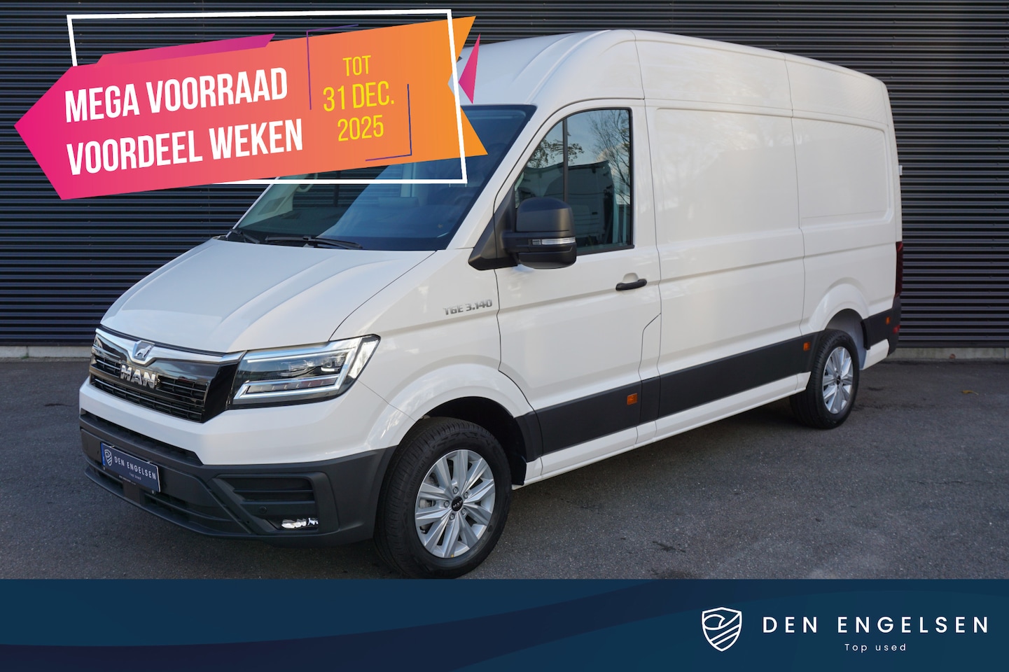 MAN TGE - 3.140 MY25 | L3H3 | AUT | ACC | App-Connect | Camera | Navi | Stuur- en Stoelverwarming | - AutoWereld.nl