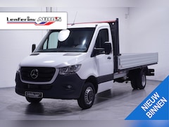 Mercedes-Benz Sprinter - 515 CDI 150 pk Pick Up / Open Laadbak Dubbel Lucht Airco, Apple Carplay, Cruise Control, N