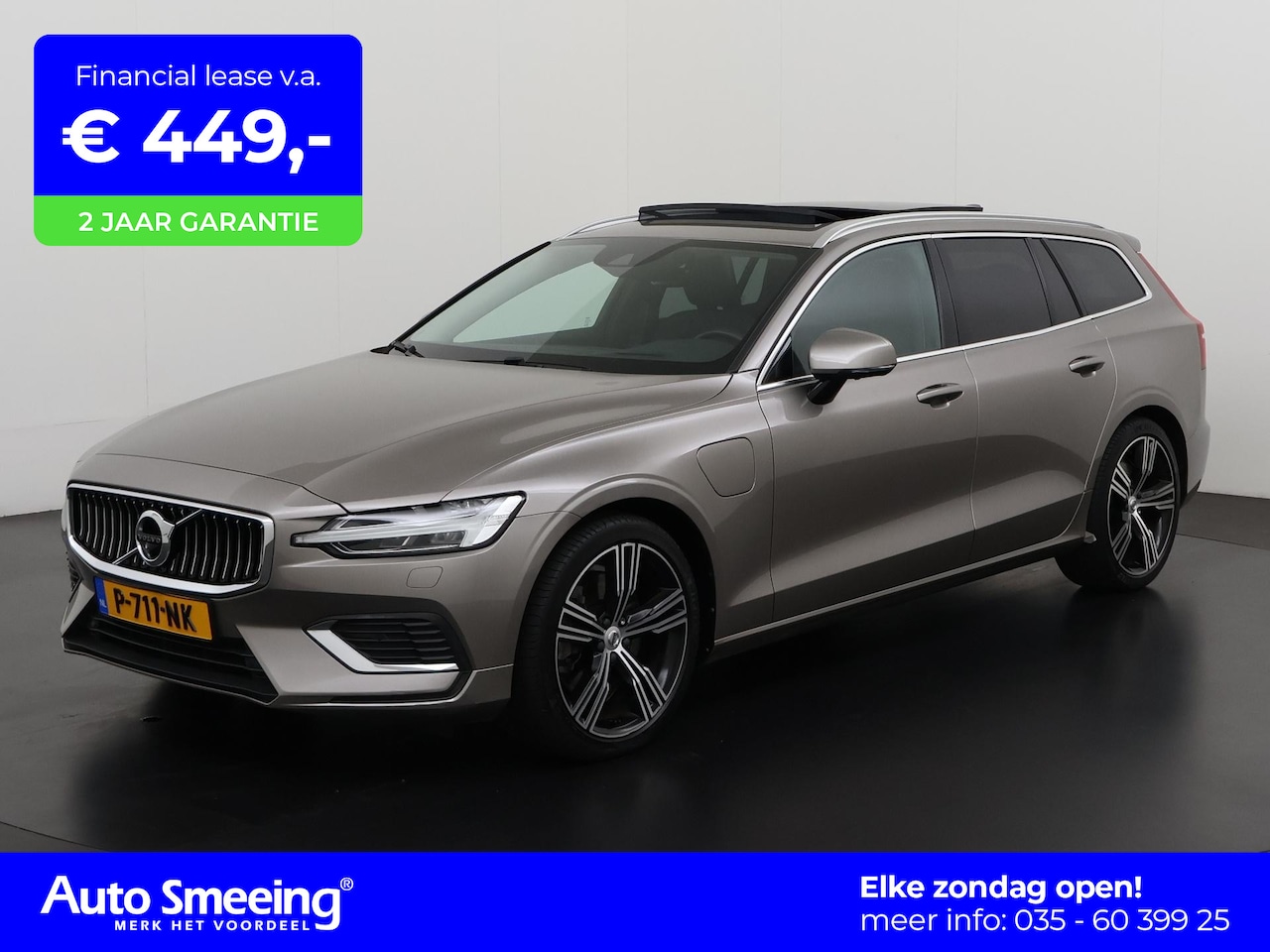 Volvo V60 - 2.0 T6 Recharge AWD Inscription | PHEV | Panoramadak | Elek. trekhaak | Harman/Kardon | Zo - AutoWereld.nl