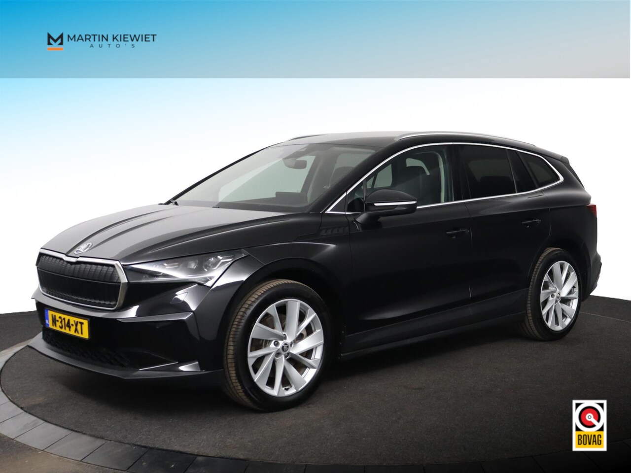 Skoda Enyaq iV - 80 Founders Edition Black|Leer|SOH 93%|Camera|Stoelverwarming - AutoWereld.nl