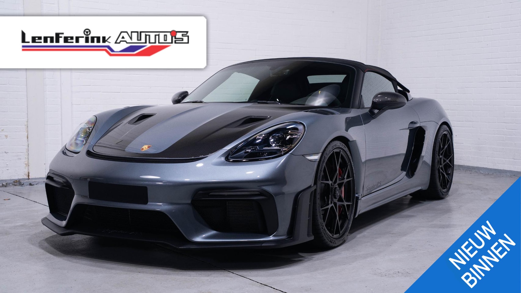 Porsche 718 Spyder - RS Weissach pakket - AutoWereld.nl