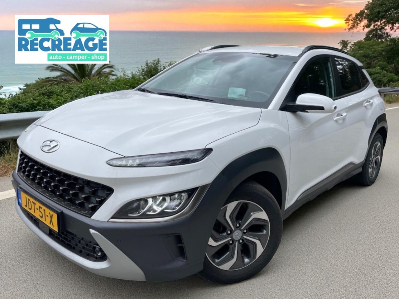 Hyundai Kona - 1.6 GDI HEV Premium - bomvol opties! - AutoWereld.nl