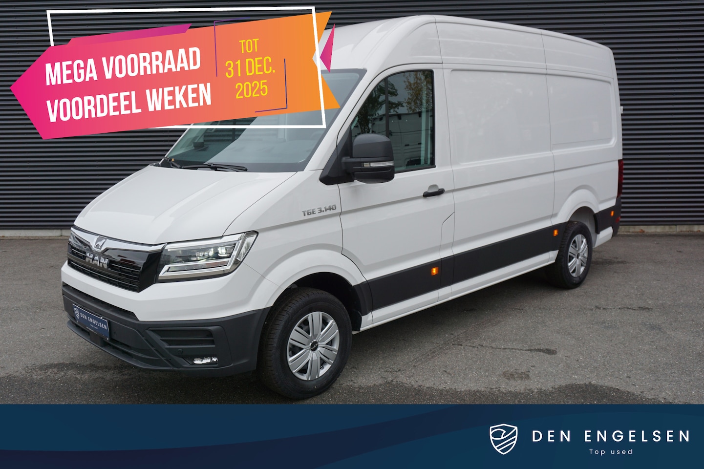 MAN TGE - 3.140 | L3H3 | FACELIFT | LED | Navi | Camera | Cruise Control | Trekhaak | Multifunctione - AutoWereld.nl