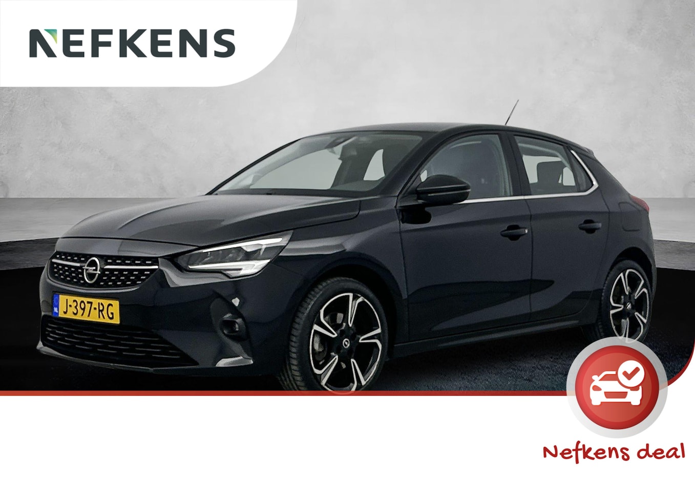 Opel Corsa - 100pk Elegance | 1ste eigenaar | 17"LMV | LEER/Stof | AppleCarPlay/Android | LED lampen | - AutoWereld.nl