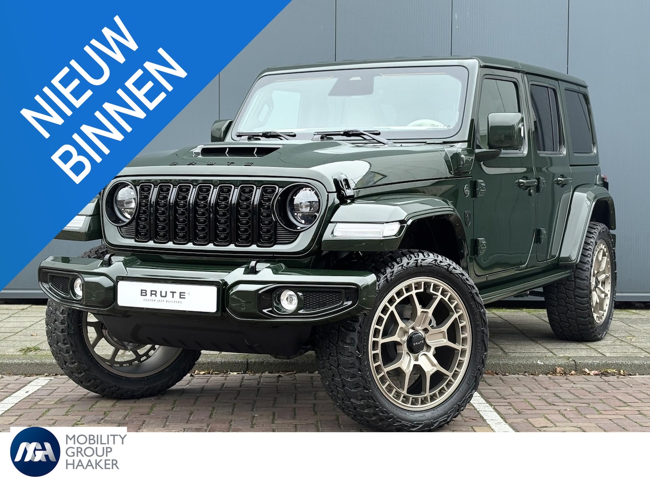 Jeep Wrangler Unlimited - 4xe 380 Sahara BRUTE Custom I Individual color I Wheels Gold I BRUTE Active Suspension Sy - AutoWereld.nl