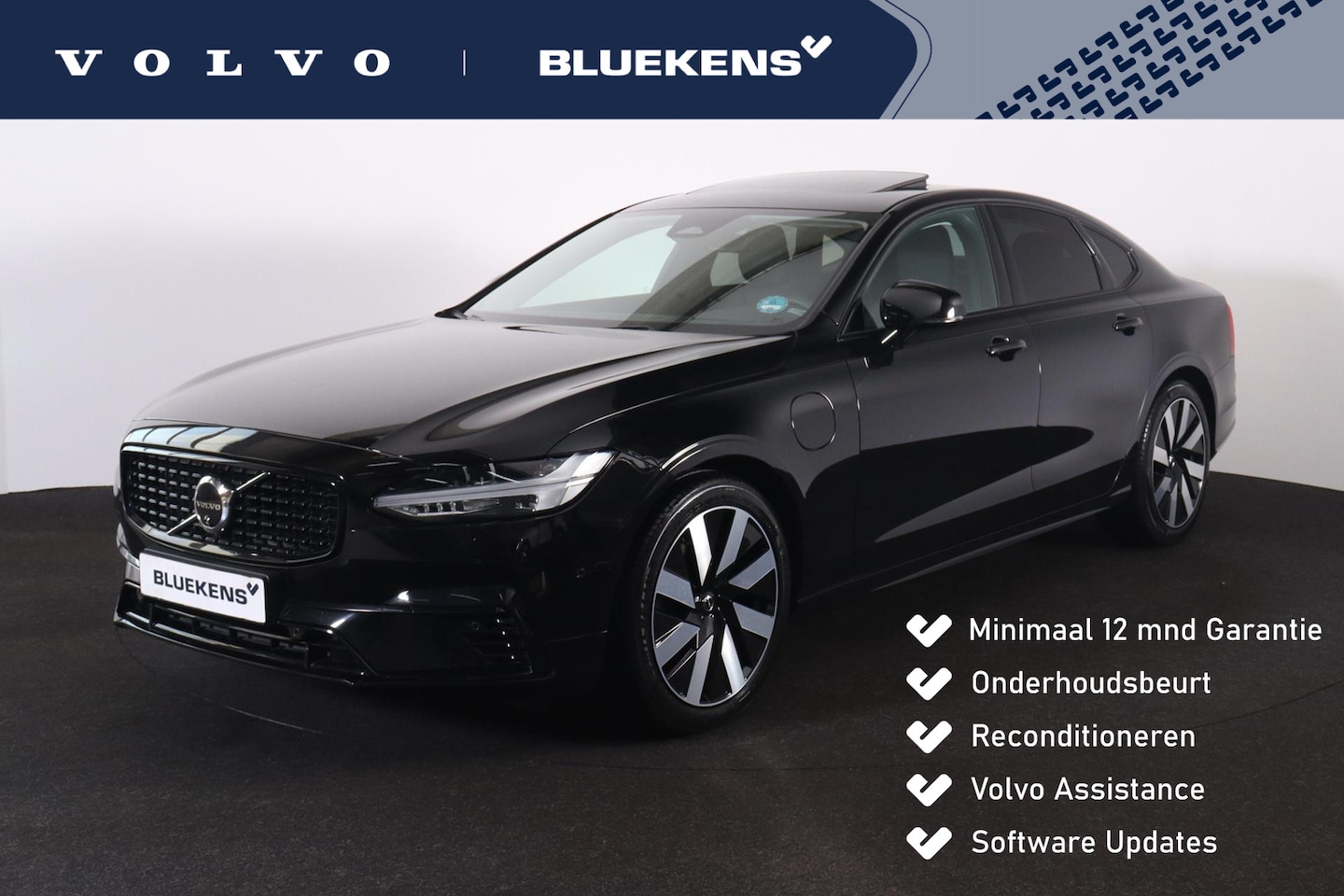 Volvo S90 - T8 AWD Ultra Dark - LONG RANGE - IntelliSafe Assist & Surround - 360º Camera - Harman/Kard - AutoWereld.nl
