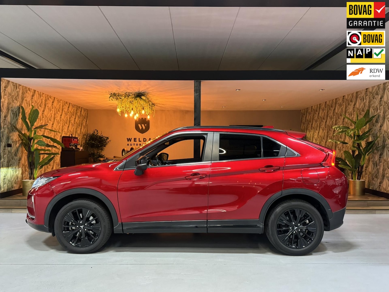 Mitsubishi Eclipse Cross - 1.5 DI-T Black Edition NAP Garantie Trekhaak 360 Carplay Blindspot StoelVW Cruise Clima Na - AutoWereld.nl