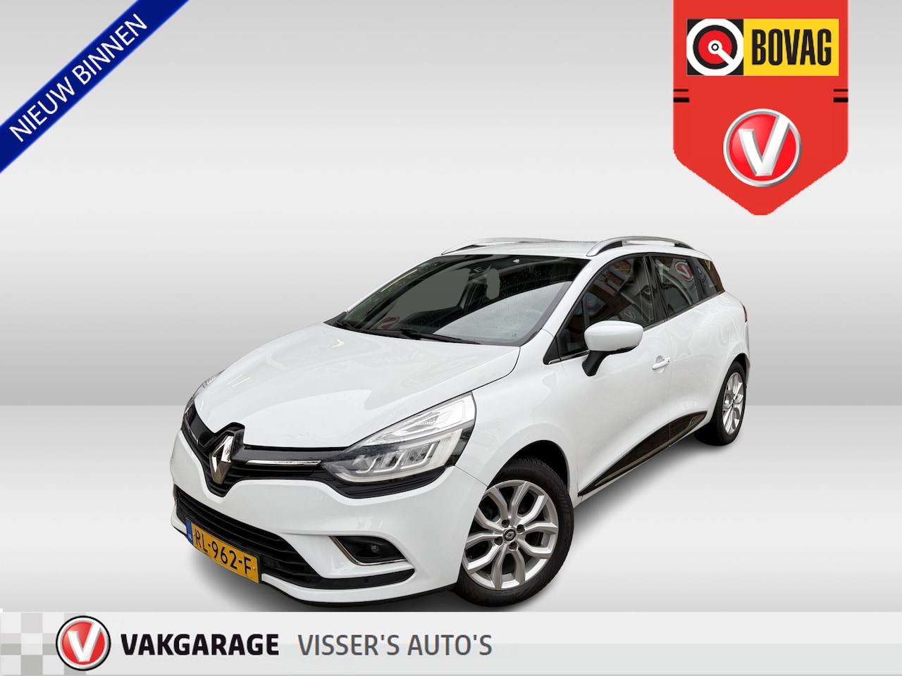 Renault Clio Estate - 0.9 TCe Intens | Lichtmetalen velgen | Airco | Cruiscontrol | Half leder bekleding | - AutoWereld.nl