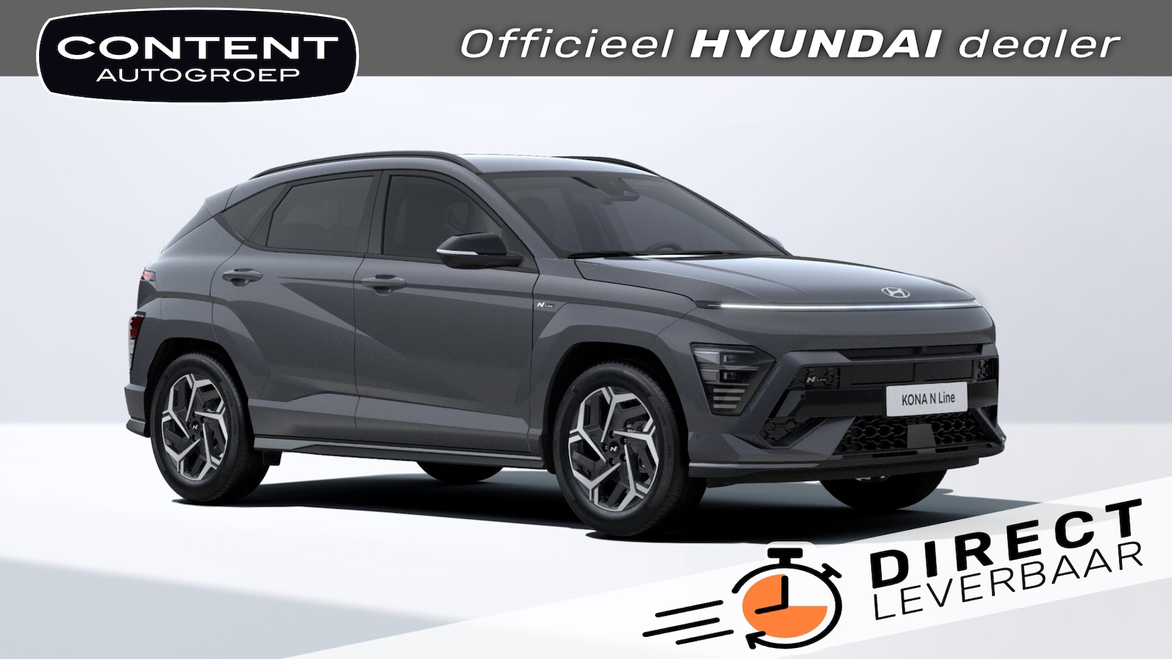 Hyundai Kona - 1.6 GDI HEV 138pk DCT N Line Sky I VOORRAADVOORDEEL!! - AutoWereld.nl
