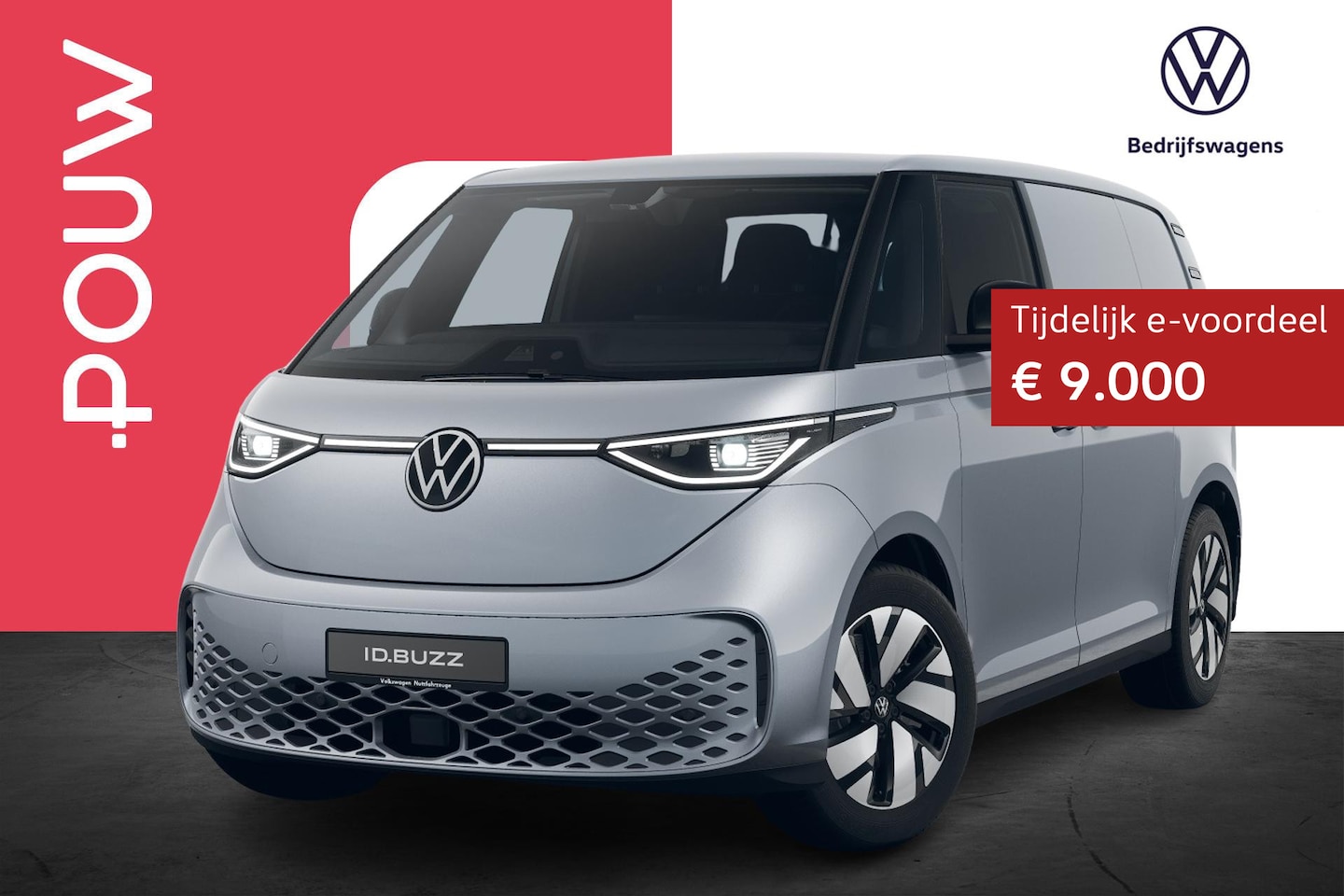Volkswagen ID. Buzz Cargo - 286pk Bulli Edition 79 kWh | Trekhaak Wegklapbaar - AutoWereld.nl