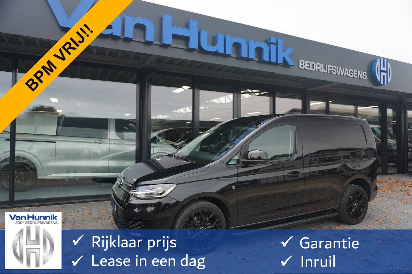 Volkswagen Caddy - 2.0TDI 122PK DSG AUT Black Edition BPM VRIJ!! Apple Carplay, Camera, LED, 18" Velgen, Trek - AutoWereld.nl