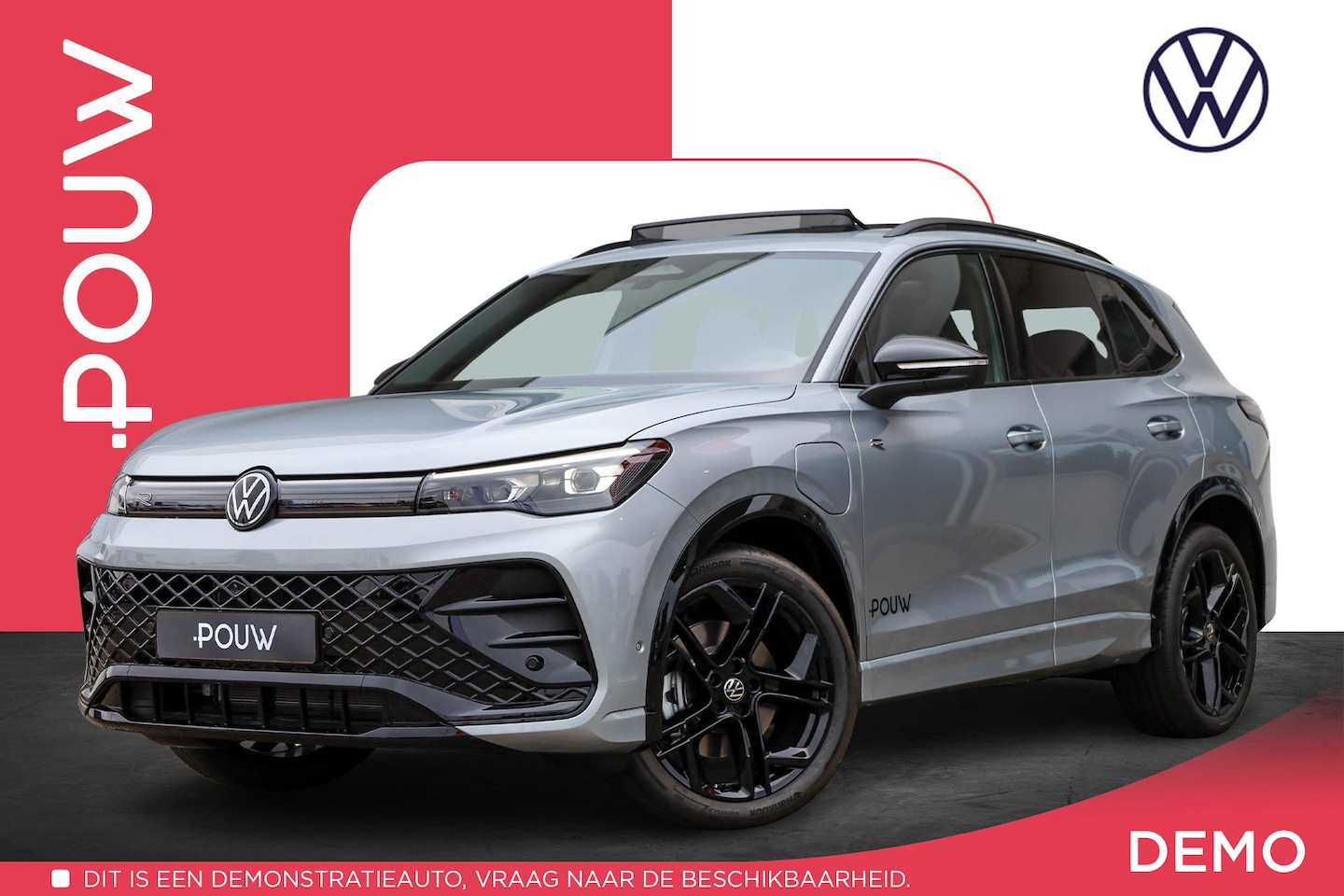 Volkswagen Tiguan - 1.5 204pk eHybrid R-Line Edition | Panoramadak | Trekhaak | Rondomzicht Camera - AutoWereld.nl