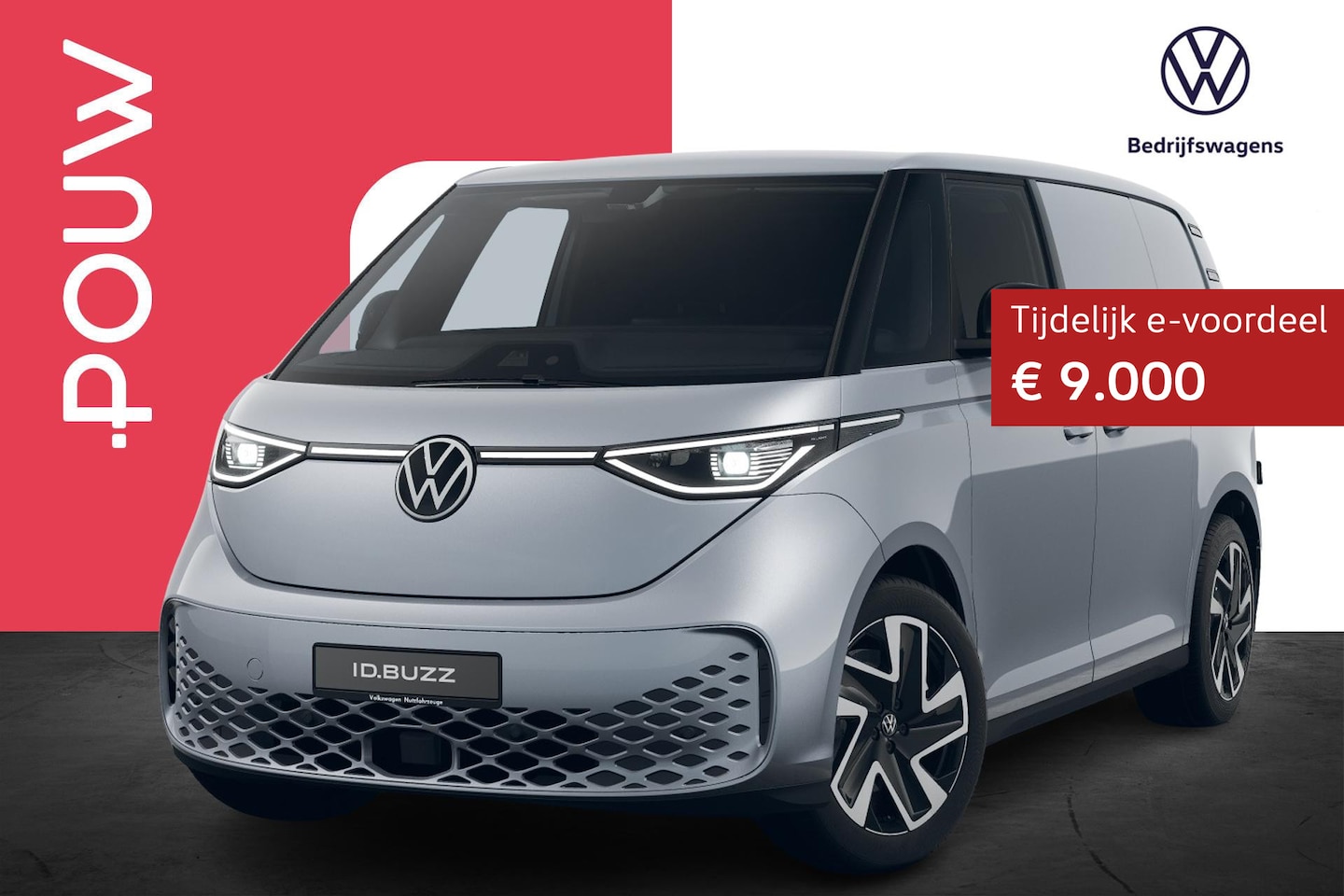 Volkswagen ID. Buzz Cargo - 340pk Bulli Edition 79 kWh 4MOTION | Trekhaak Wegklapbaar | Schuifdeur Links - AutoWereld.nl