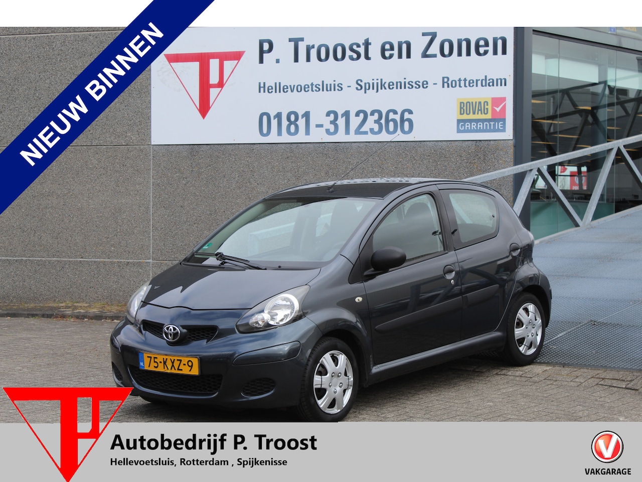 Toyota Aygo - 1.0-12V 5-Deurs Access Airco/Radio-CD speler/Aux. - AutoWereld.nl