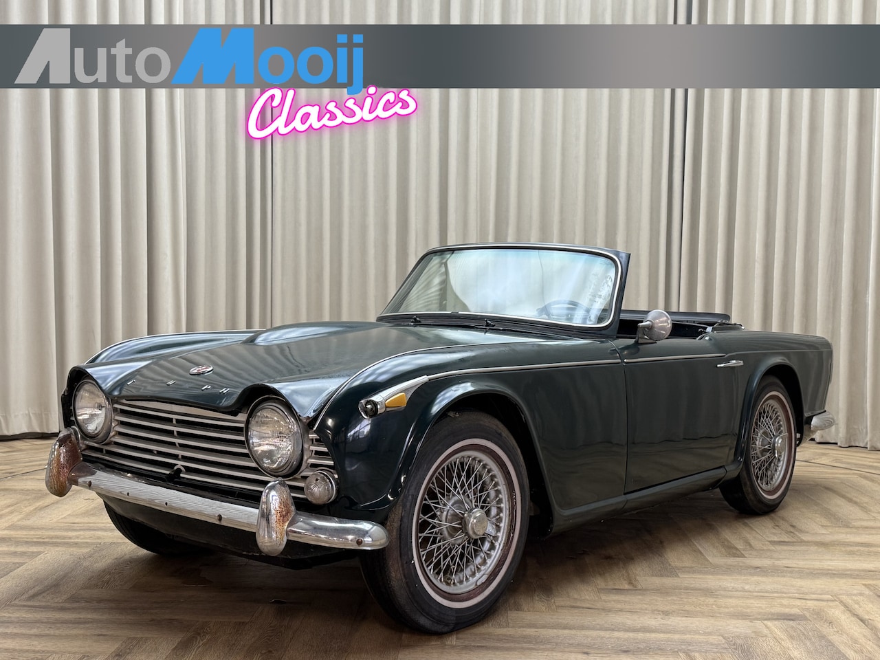 Triumph TR4 - IRS / TR4A / 1965 / Wire wheels / Heritage Certificate / Project - AutoWereld.nl