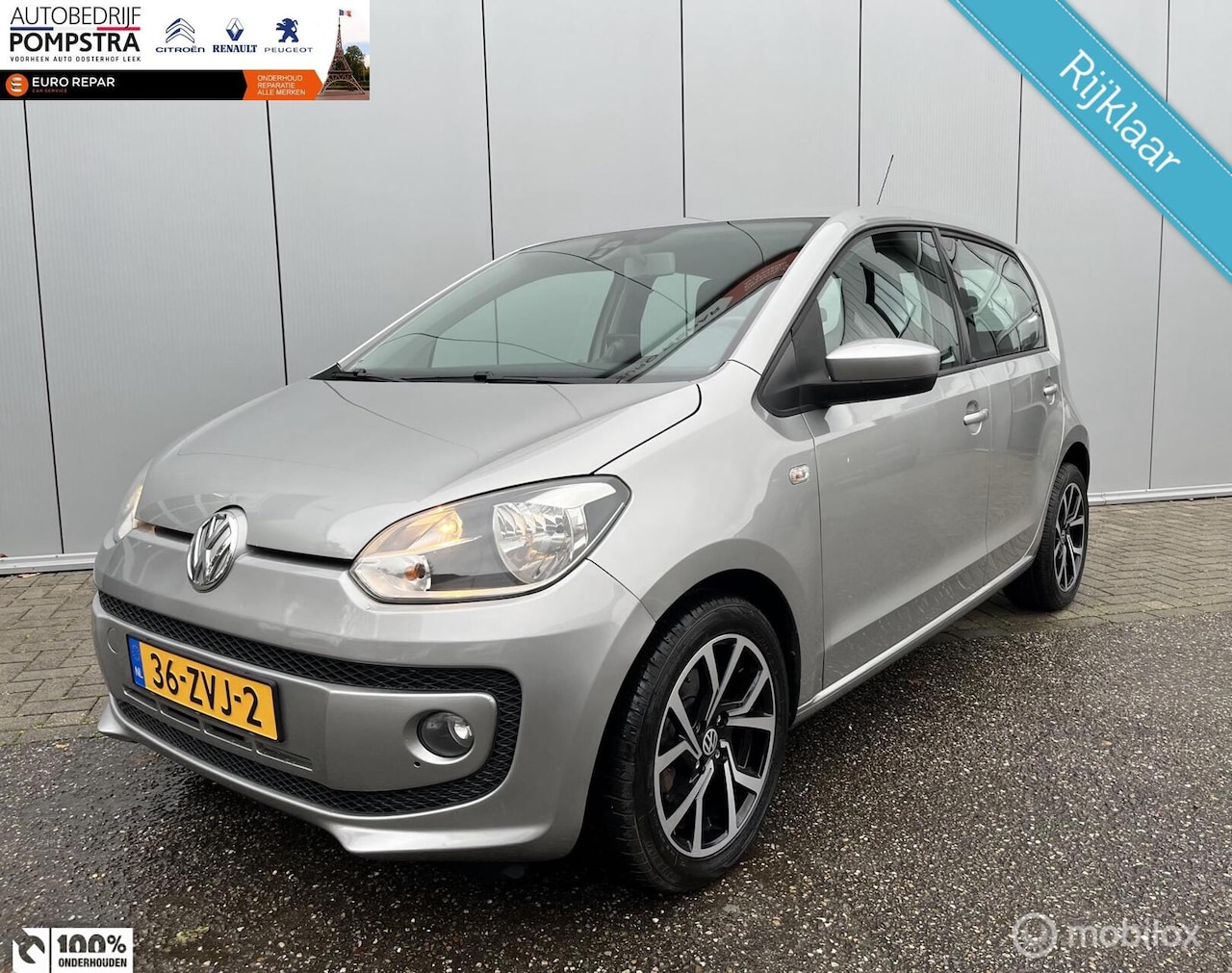 Volkswagen Up! - 1.0 high up! BlueMotion 5 DRS/AIRCO/NAVI/PDC - AutoWereld.nl