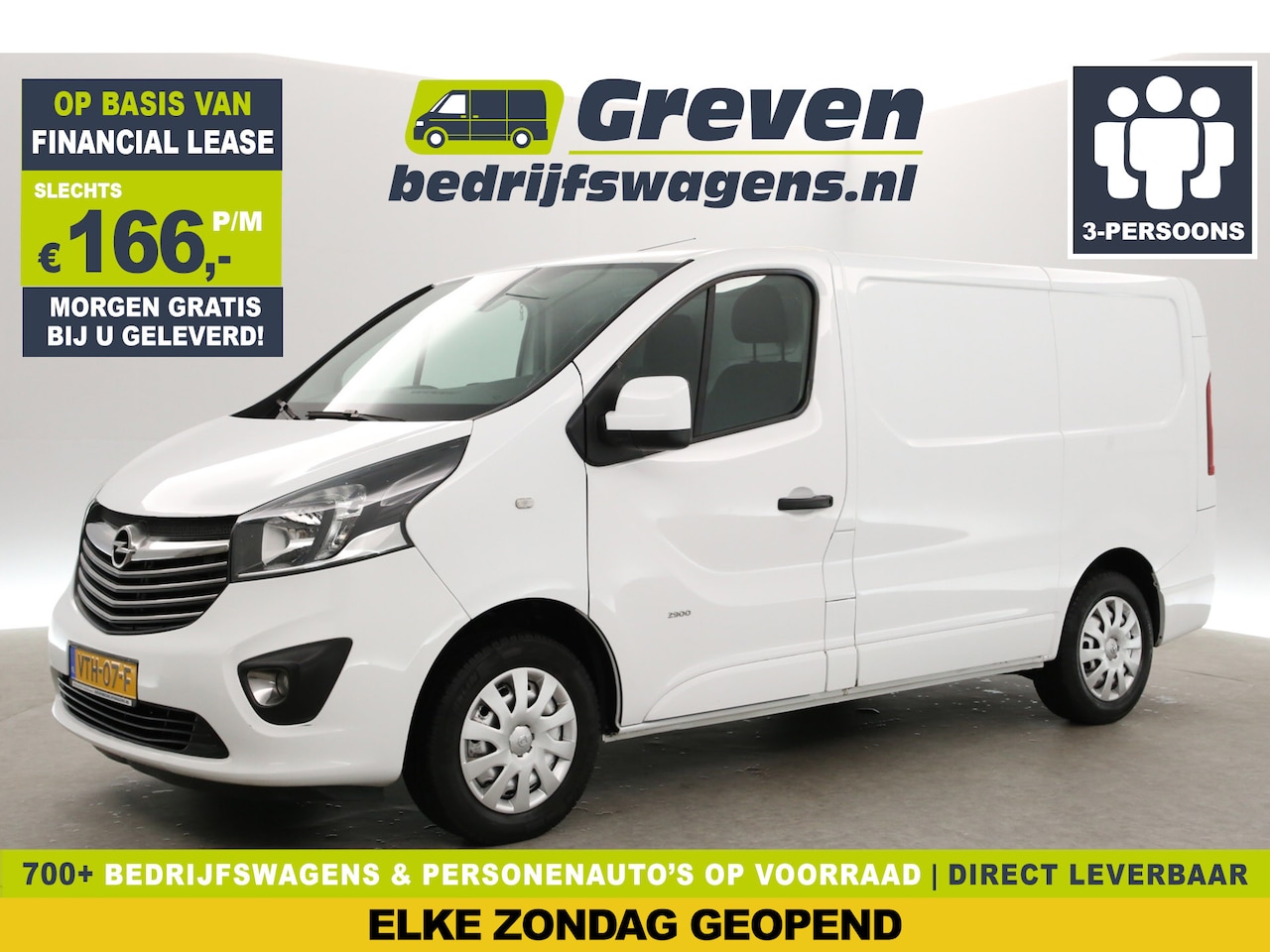 Opel Vivaro - 1.6 CDTI L1H1 | Airco | Cruise | 3-Zits | Parkeersens. | Trekh. - AutoWereld.nl