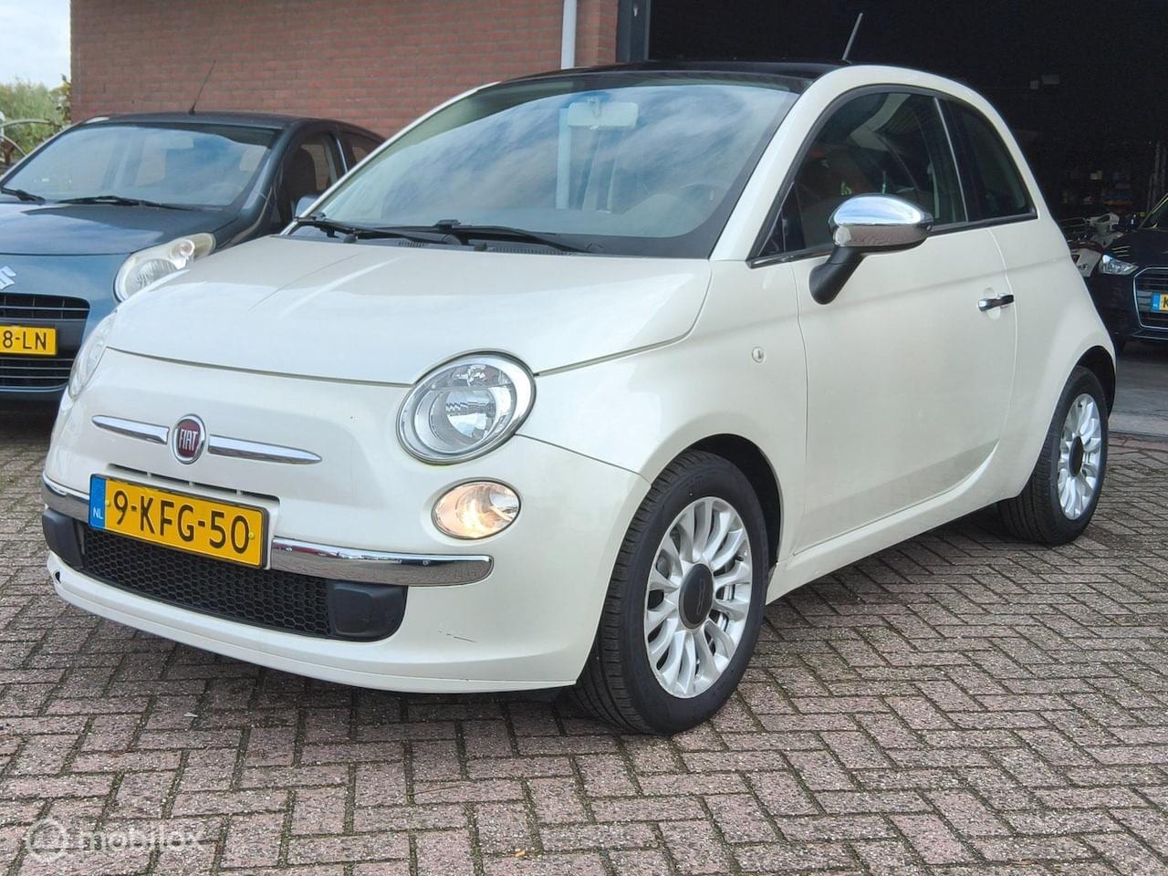 Fiat 500 - 0.9 TwinAir Lounge PANODAK, BLEUTOOTH, AIRCO, APK - AutoWereld.nl