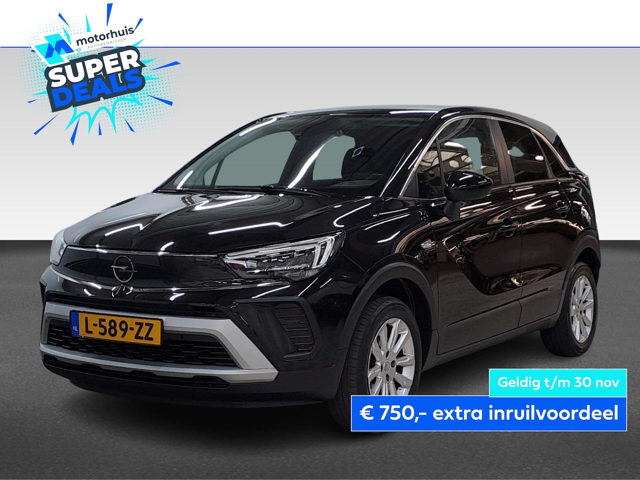 Opel Crossland - 1.2 TURBO 110PK ELEGANCE NAVI PDC TEL CRUISE CAMERA LED NAP - AutoWereld.nl