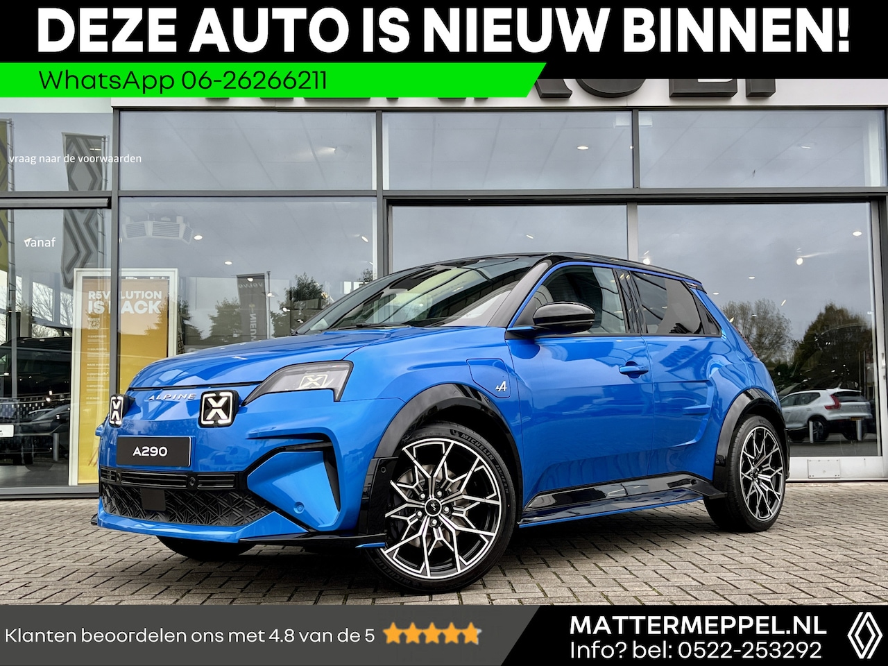 Alpine A290 - GT 52 kWh | Devialet Audio | Pack Driving | Pack Safety | Intelligent Adaptative Cruise | - AutoWereld.nl