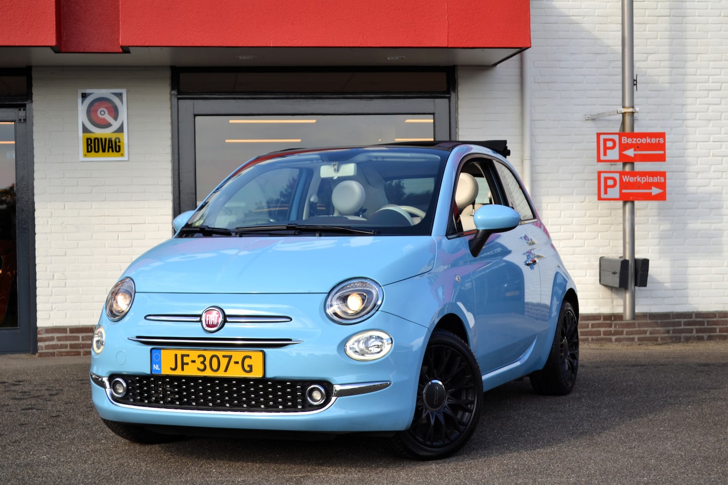 Fiat 500 C - 0.9 TwinAir Turbo Lounge 0.9 TwinAir Turbo Lounge, Cabrio, Airco, 43.000 km ! NL auto - AutoWereld.nl