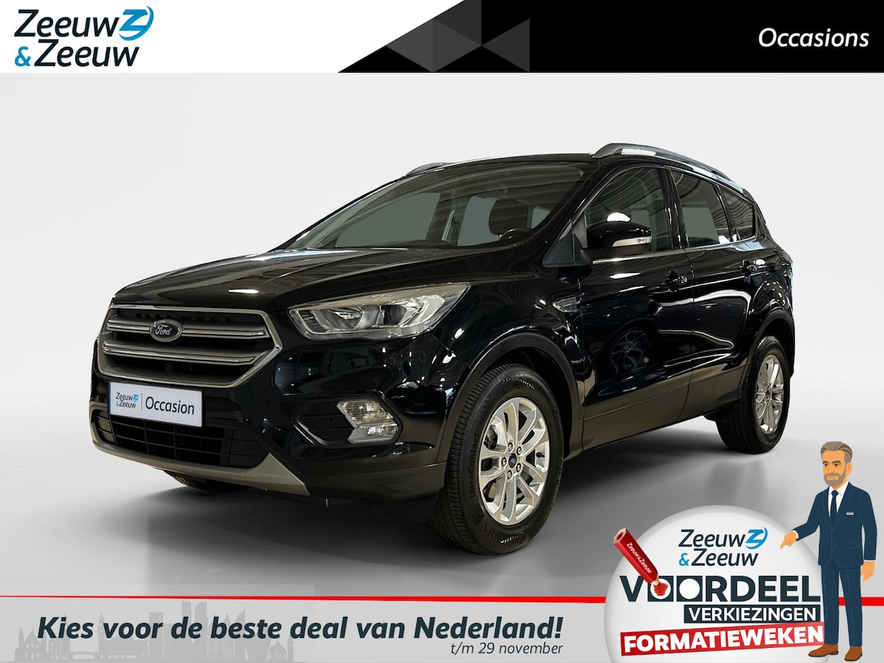 Ford Kuga - 1.5 EcoBoost Trend Ultimate | Carplay / Android Auto | Navi | Trekhaak | Cruise Control | - AutoWereld.nl
