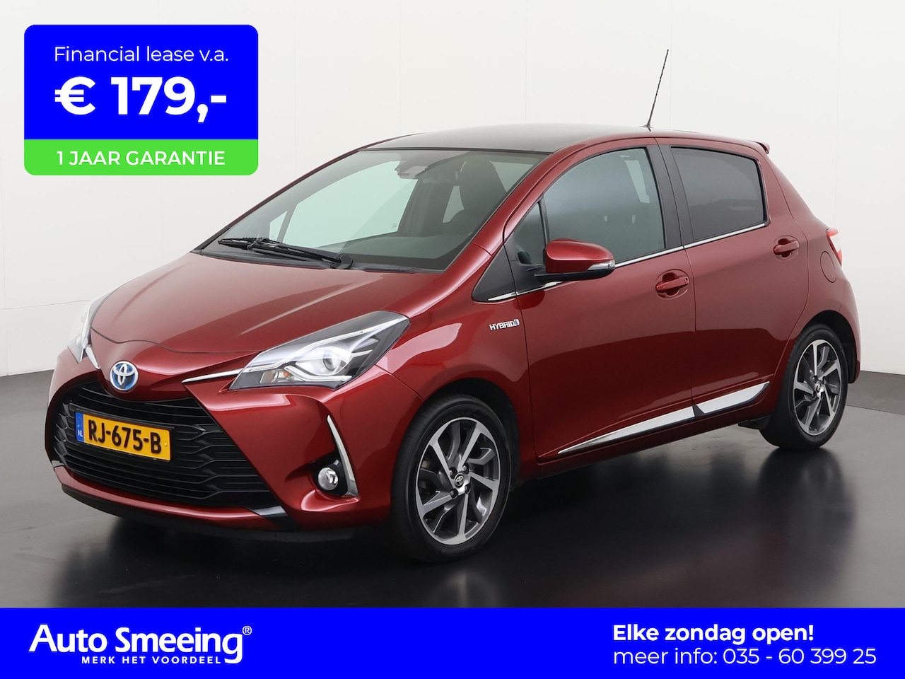 Toyota Yaris - 1.5 Hybrid Premium | Trekhaak | Panoramadak | Camera | Zondag Open! - AutoWereld.nl