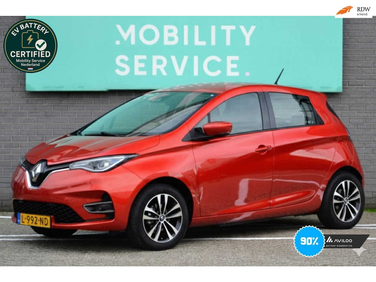 Renault Zoe - R110 Life Carshare 52 kWh KOOPACCU SOH90% W.pomp CarPlay LED Cruise Navi Clima - AutoWereld.nl