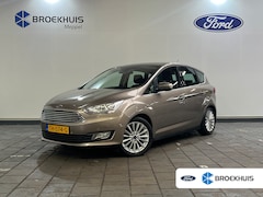 Ford C-Max - 1.0 Titanium | Unieke Km-Stand | Camera | Trekhaak | Keyless | Navi | Clima | Parkeersenso
