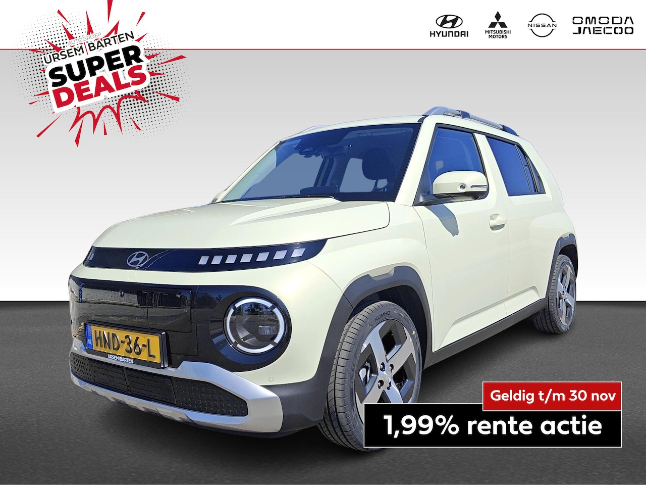 Hyundai Inster - Evolve Sky Plus 49 kWh | Schuif / kanteldak | Naviagatie | Stoel en Stuur verwarming - AutoWereld.nl