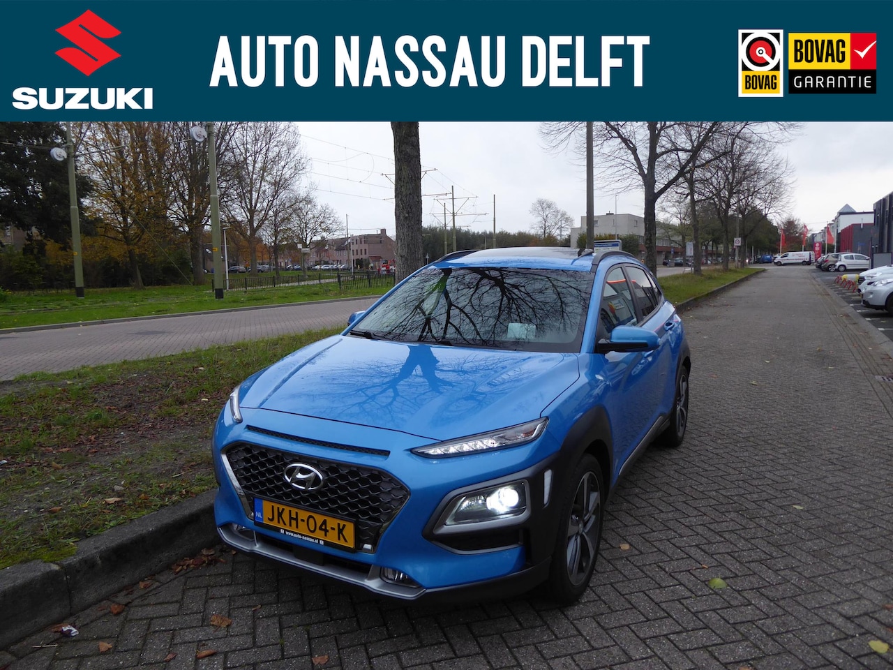 Hyundai Kona - 1.6 T-GDI Fashion elektrisch schuifdak, parkeersensoren V/A, navi - AutoWereld.nl