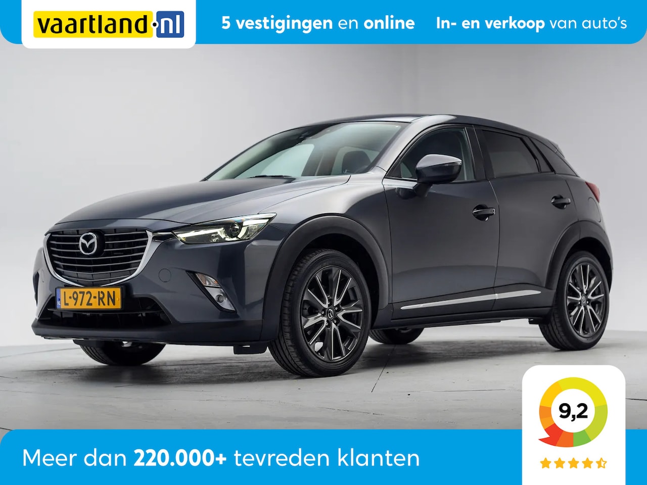 Mazda CX-3 - 2.0 SkyActiv G 120 GT-M [ Cruise Adaptief Leer Navigatie] - AutoWereld.nl