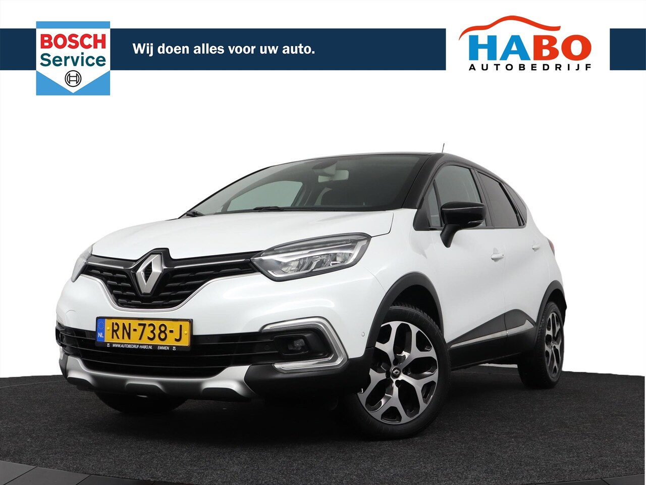 Renault Captur - 0.9 TCE INTENS ECC/CRUISE/NAV/KEYLESS.ENTRY/TREKHAAK/LMV - AutoWereld.nl