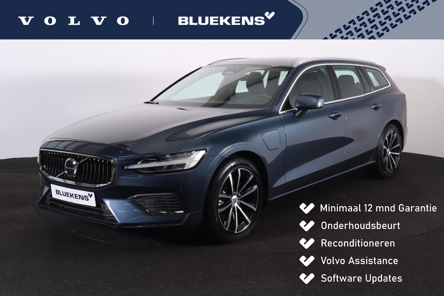 Volvo V60 - T6 Recharge AWD Essential Bright - IntelliSafe Assist & Surround - Parkeercamera achter - - AutoWereld.nl