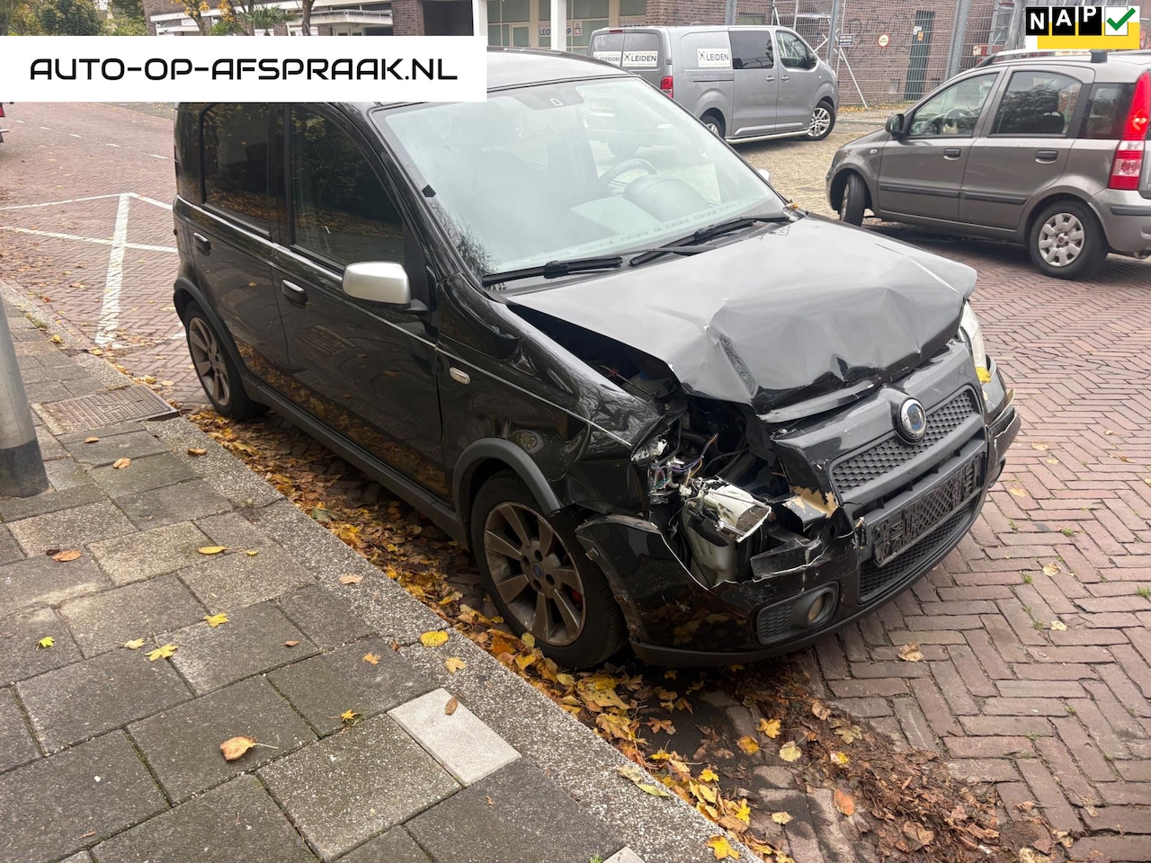 Fiat Panda - 1.4 16V Sport SCHADE!!! Airco 100 HP 100 PK - AutoWereld.nl