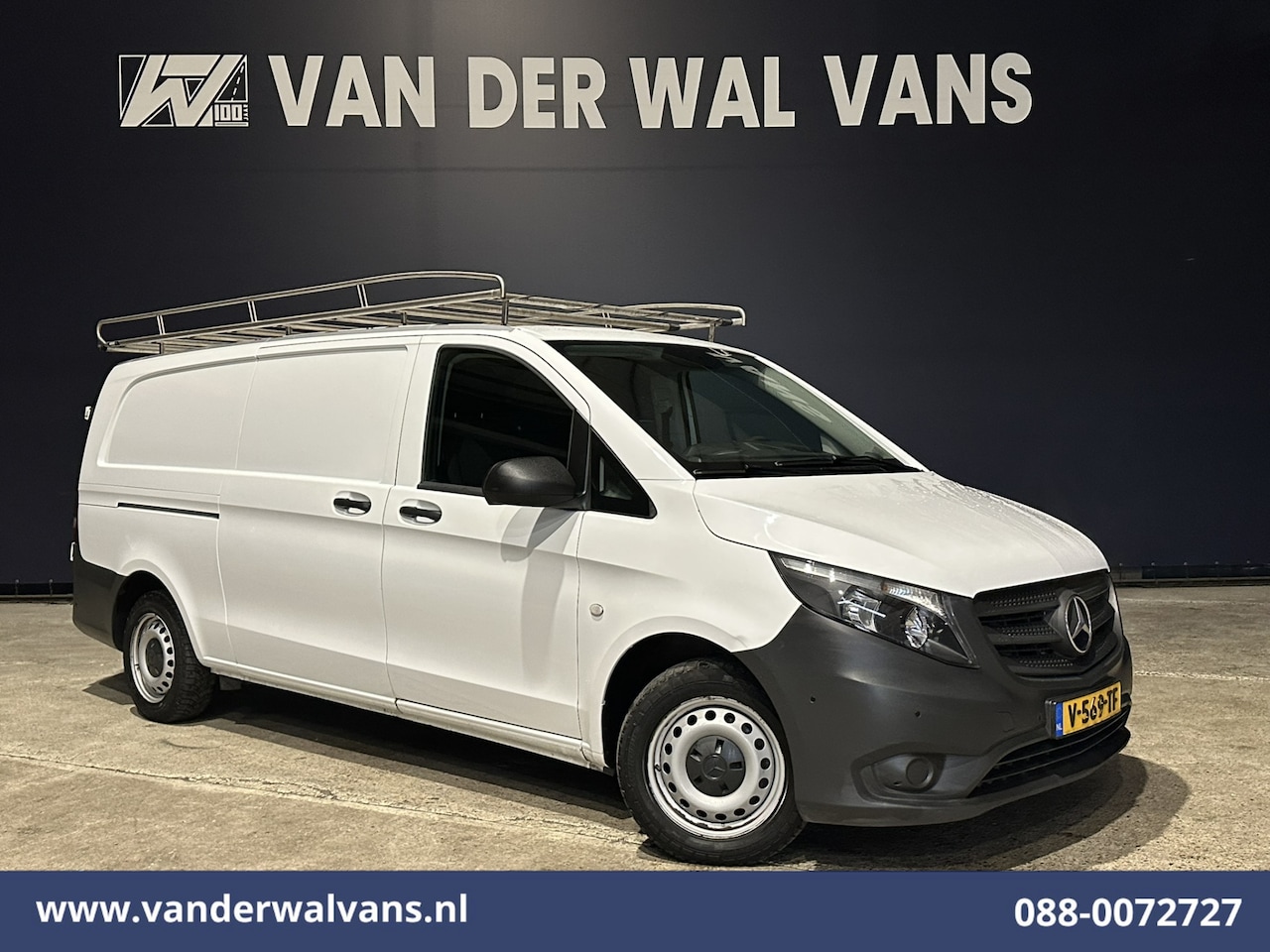 Mercedes-Benz Vito - 111 CDI L3H1 Euro6 Airco | Imperiaal | Trekhaak | Camera | Cruisecontrol Parkeersensoren - AutoWereld.nl