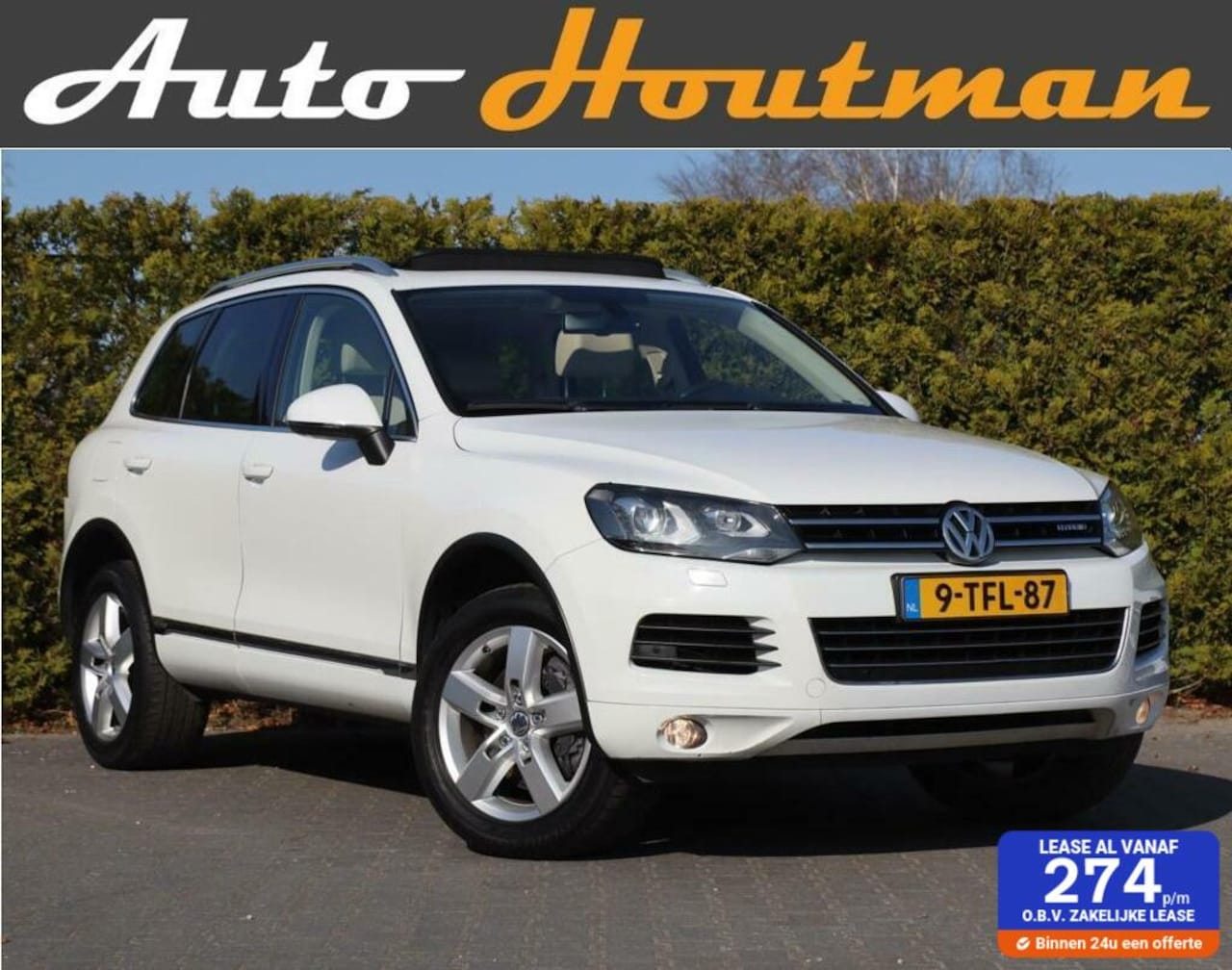 Volkswagen Touareg - 3.0 TSI 380PK Hybrid High Edition 4wd|Ecc|Navi|Panodak|Lmv|Cruise|Camera|Dealer onderhoude - AutoWereld.nl