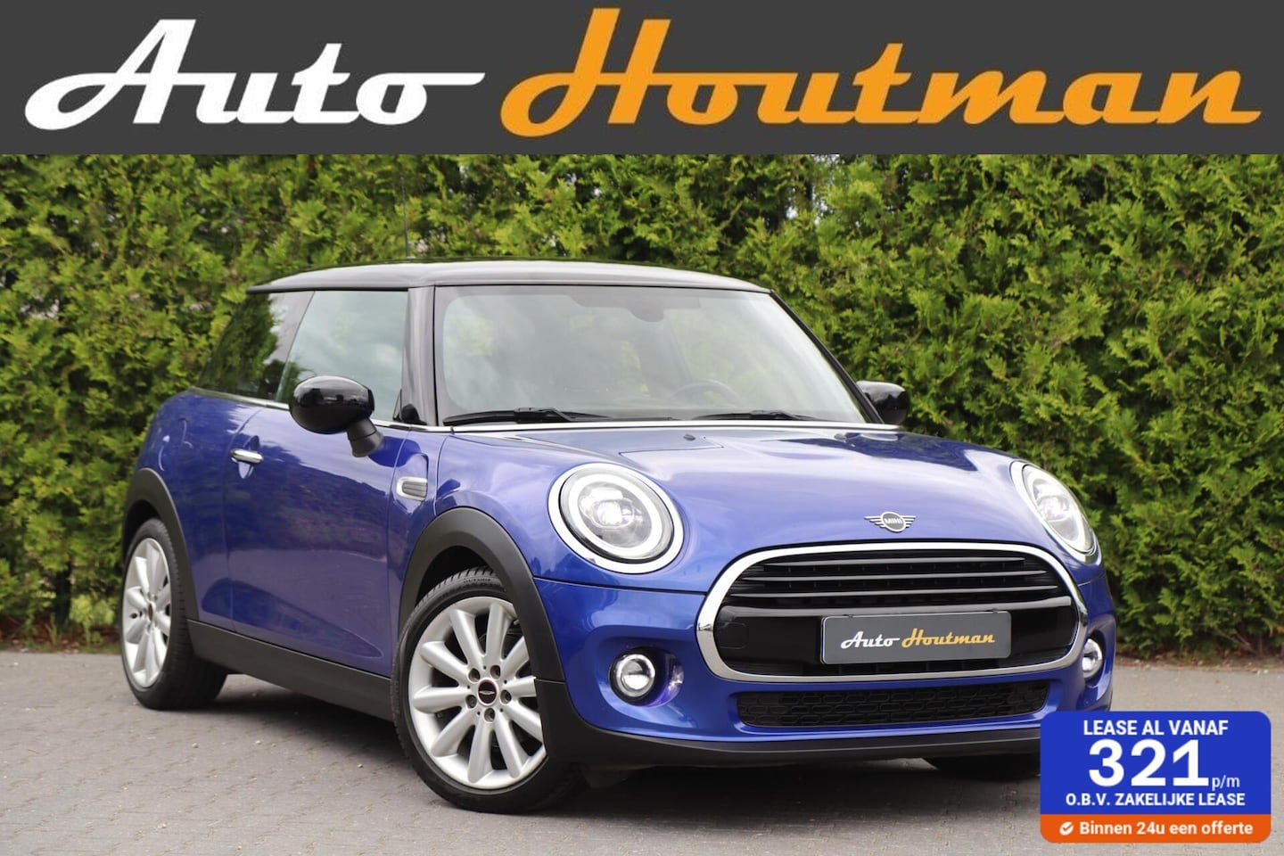 MINI Cooper - 1.5 Automaat Chili|Xenon|Led|Ecc|Carplay|Navi|Pdc|Leder|Zwarte hemel|Dealer onderhouden - AutoWereld.nl