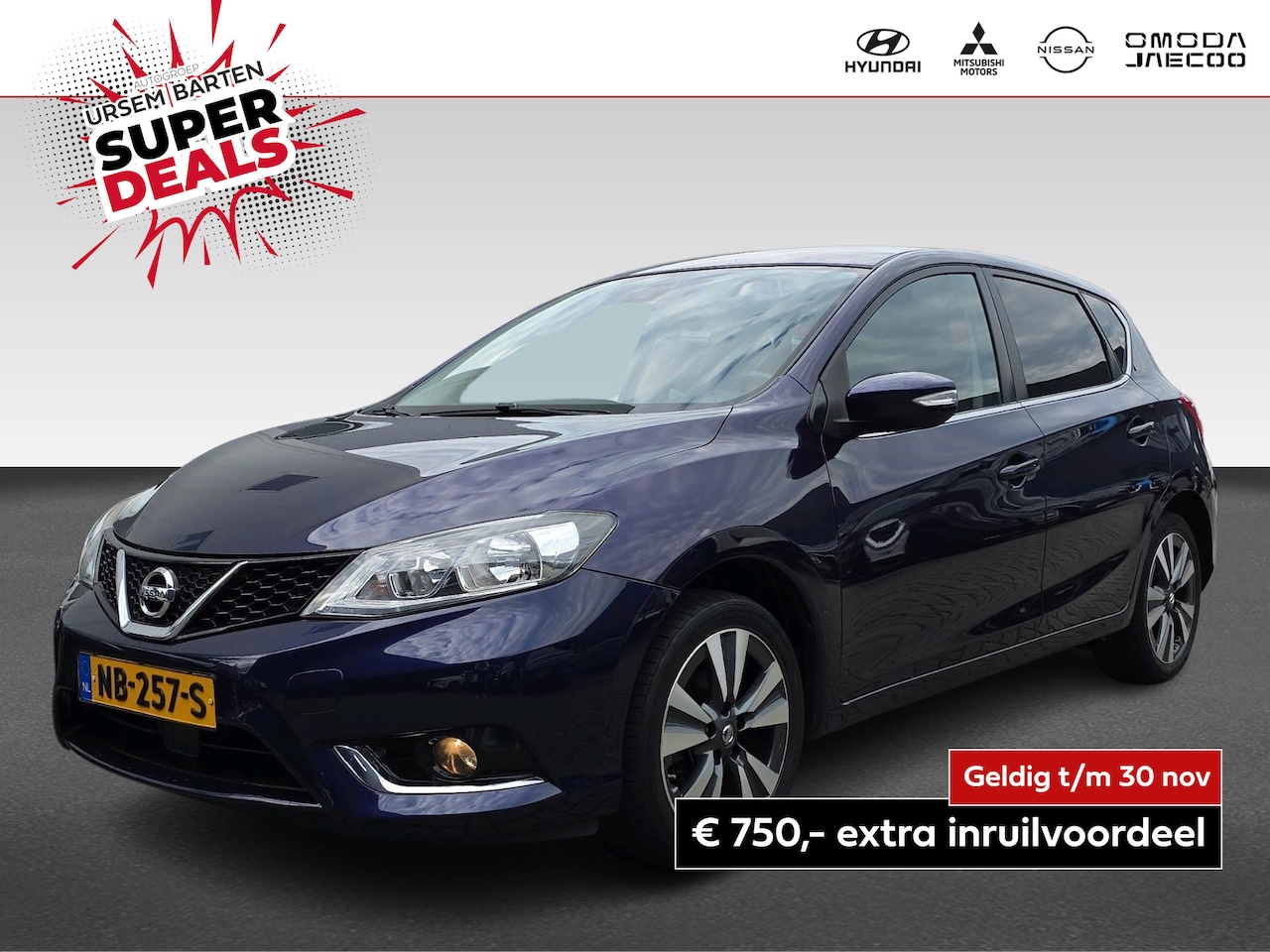 Nissan Pulsar - 1.2 DIG-T N-Connecta | Navigatie | Climate control | Cruise control | Trekhaak | - AutoWereld.nl
