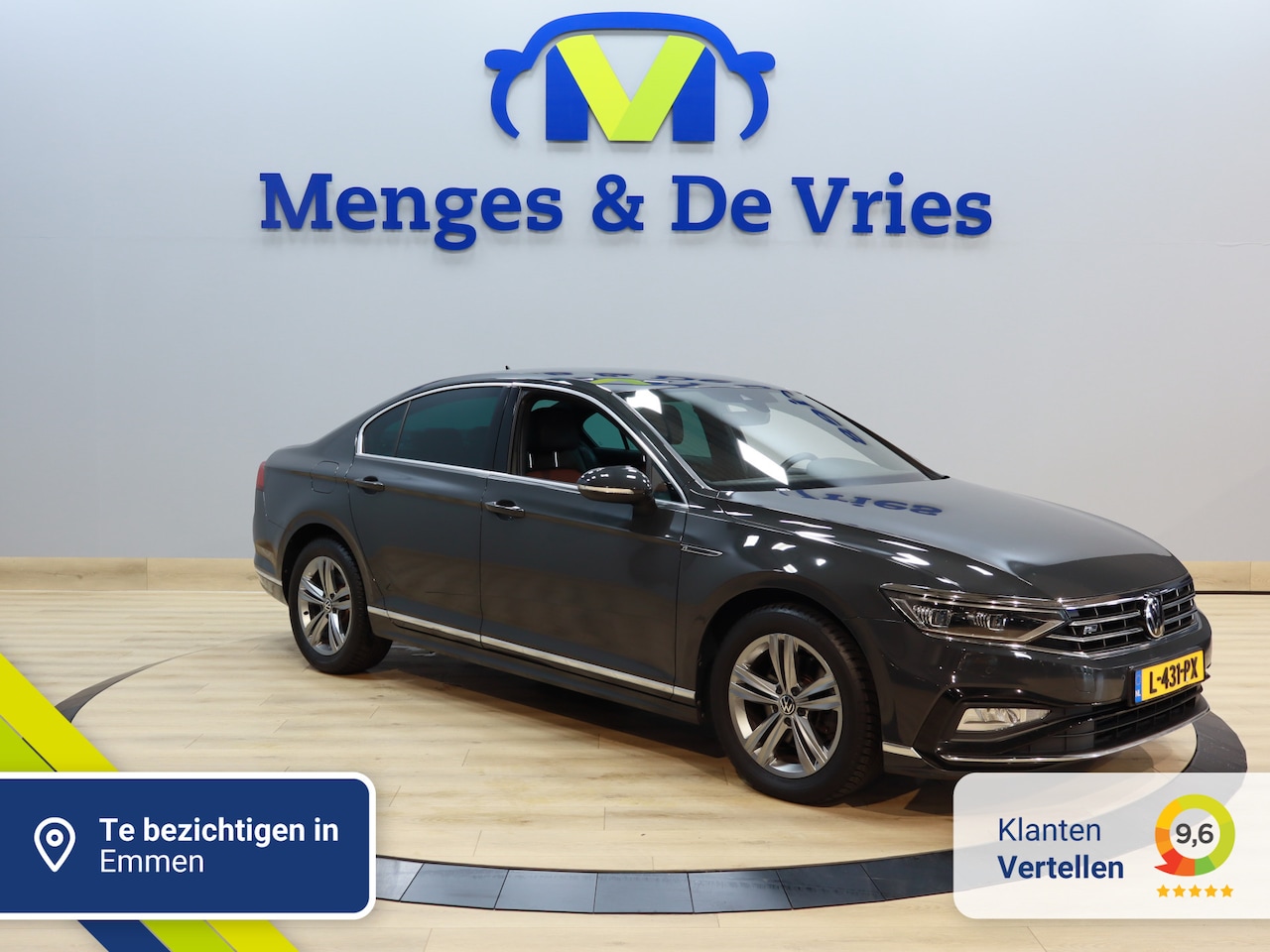 Volkswagen Passat - 1.5 TSI R-Line Business + Airco ECC | Sub woofer | LED | Adaptive Cruise | Camera | Virtua - AutoWereld.nl