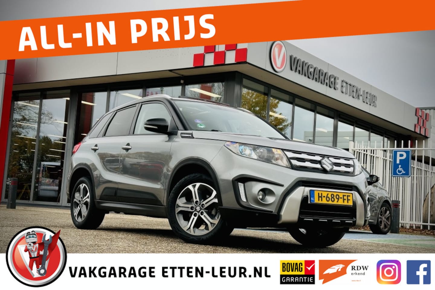 Suzuki Vitara - 1.6 High Executive | SCHUIFDAK | ADAPTIEVE CRUISE | TREKHAAK - AutoWereld.nl