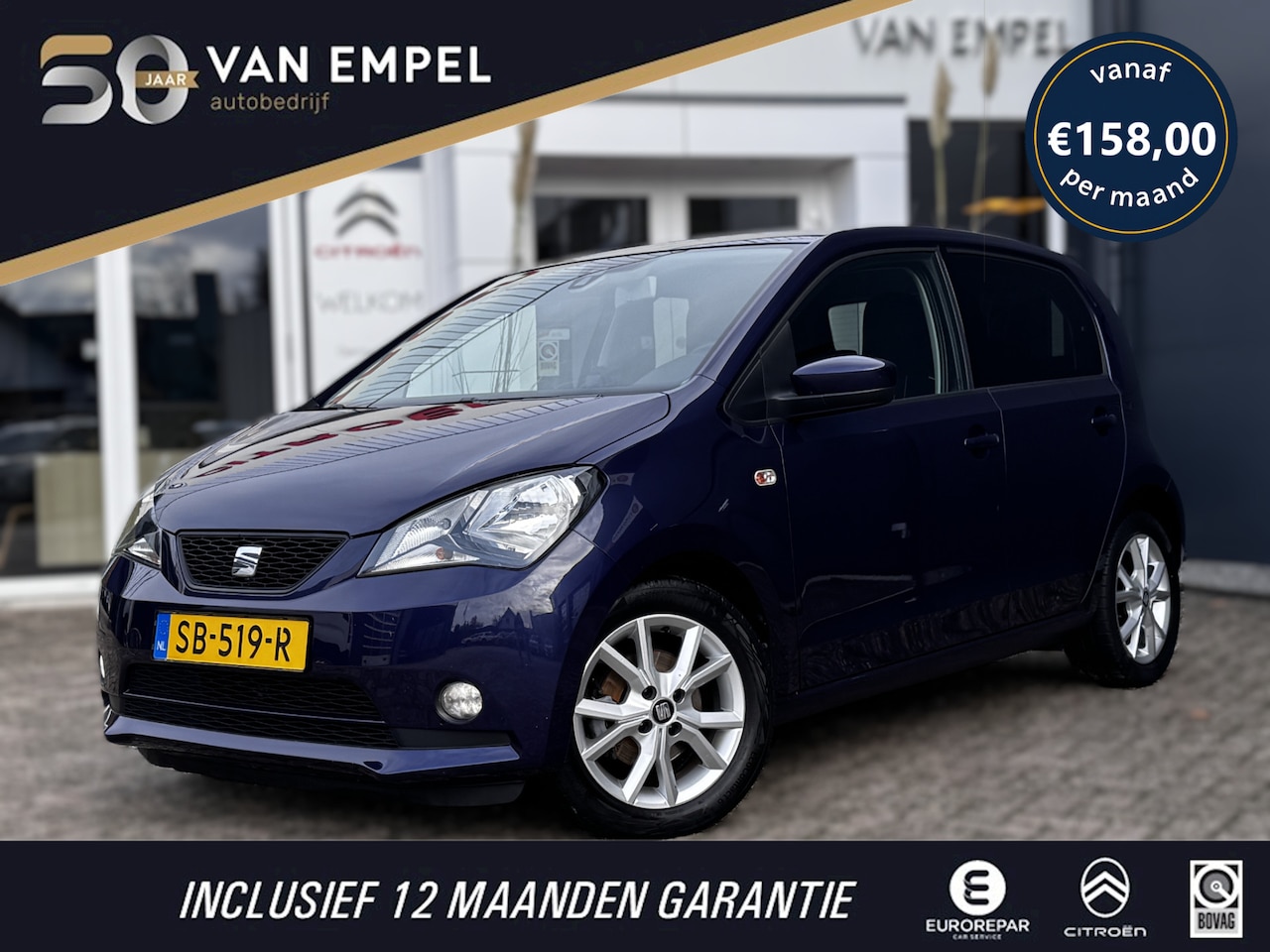 SEAT Mii - 1.0 Sport Intense | Trekhaak | Parkeersensoren | Cruise Control | Airco | Lichtmetalen Vel - AutoWereld.nl