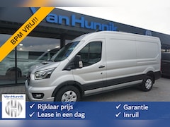 Ford Transit - 350L L3H2 Limited AUT-10 RWD 165PK BPM VRIJ Navi, Adap. Cruise, 360° Cam, 3.5T Trekhaak NR
