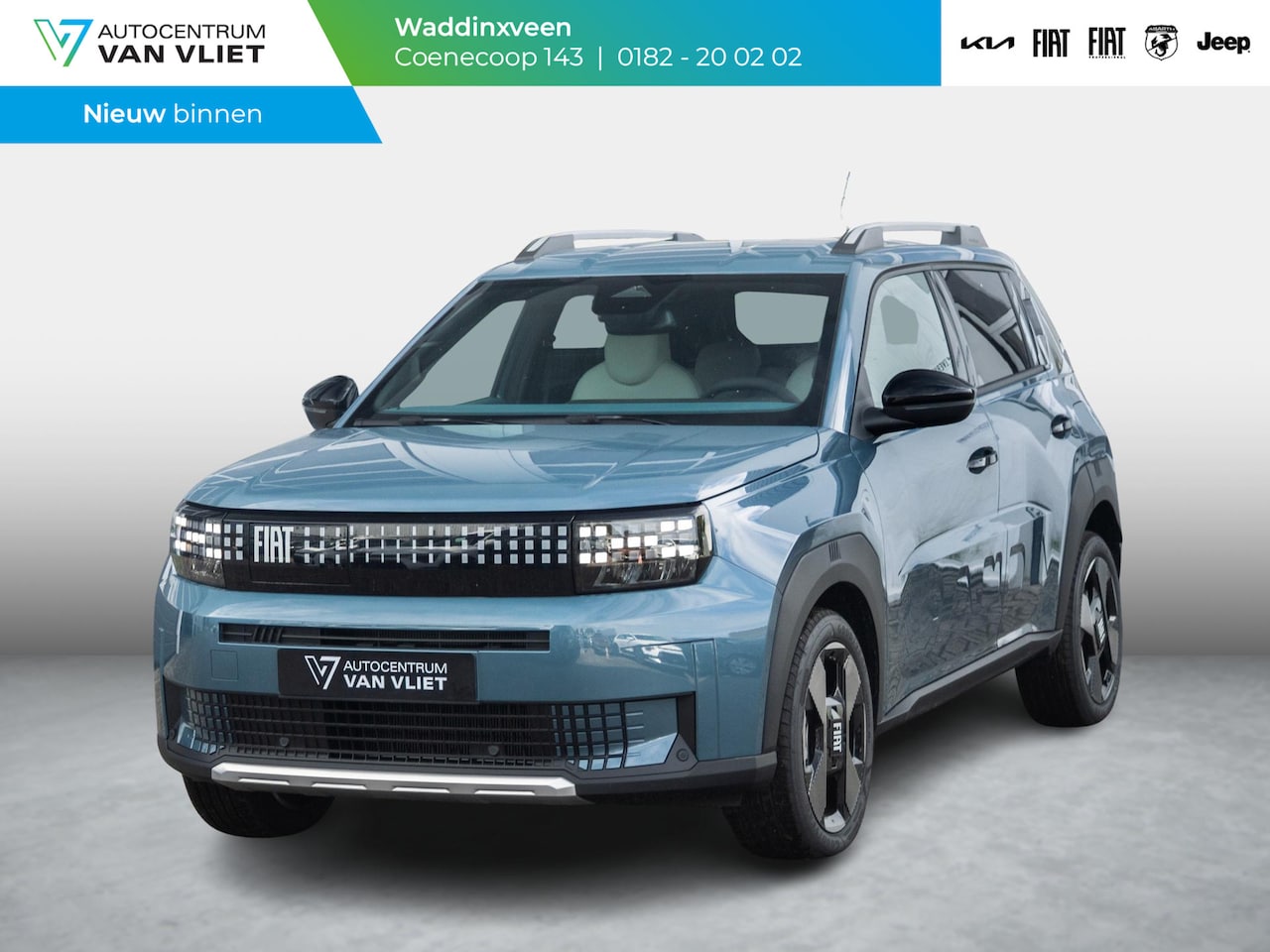 Fiat Grande Panda - La Prima 44 kWh | Uit voorraad leverbaar | Clima | Cruise | Camera | Apple Carplay | 17" | - AutoWereld.nl