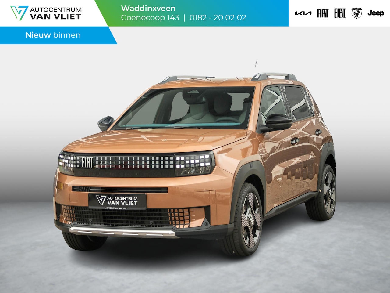Fiat Grande Panda - La Prima 44 kWh | Uit voorraad leverbaar | Clima | Cruise | Camera | Apple Carplay | 17" | - AutoWereld.nl