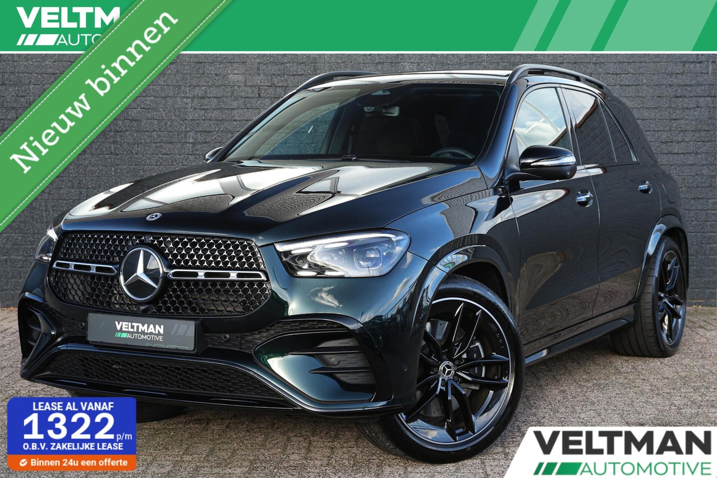 Mercedes-Benz GLE-Klasse - 400 e 4MATIC AMG Line PANO 22INCH BURMESTER LUCHTVERING TREKHAAK MASSAGE - AutoWereld.nl