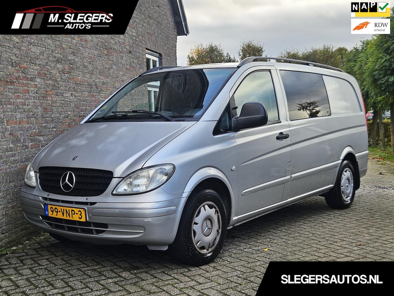 Mercedes-Benz Vito - 120 CDI 320 Lang DC luxe*Dubbel cabine - AutoWereld.nl