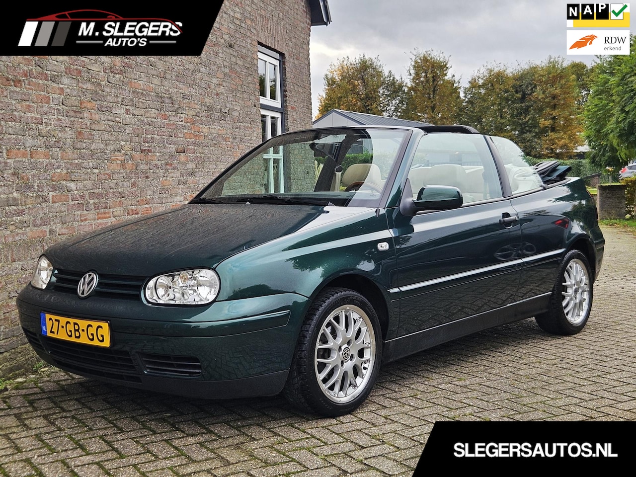 Volkswagen Golf Cabriolet - 1.8 Highline*1ste eigenaar*NAP - AutoWereld.nl